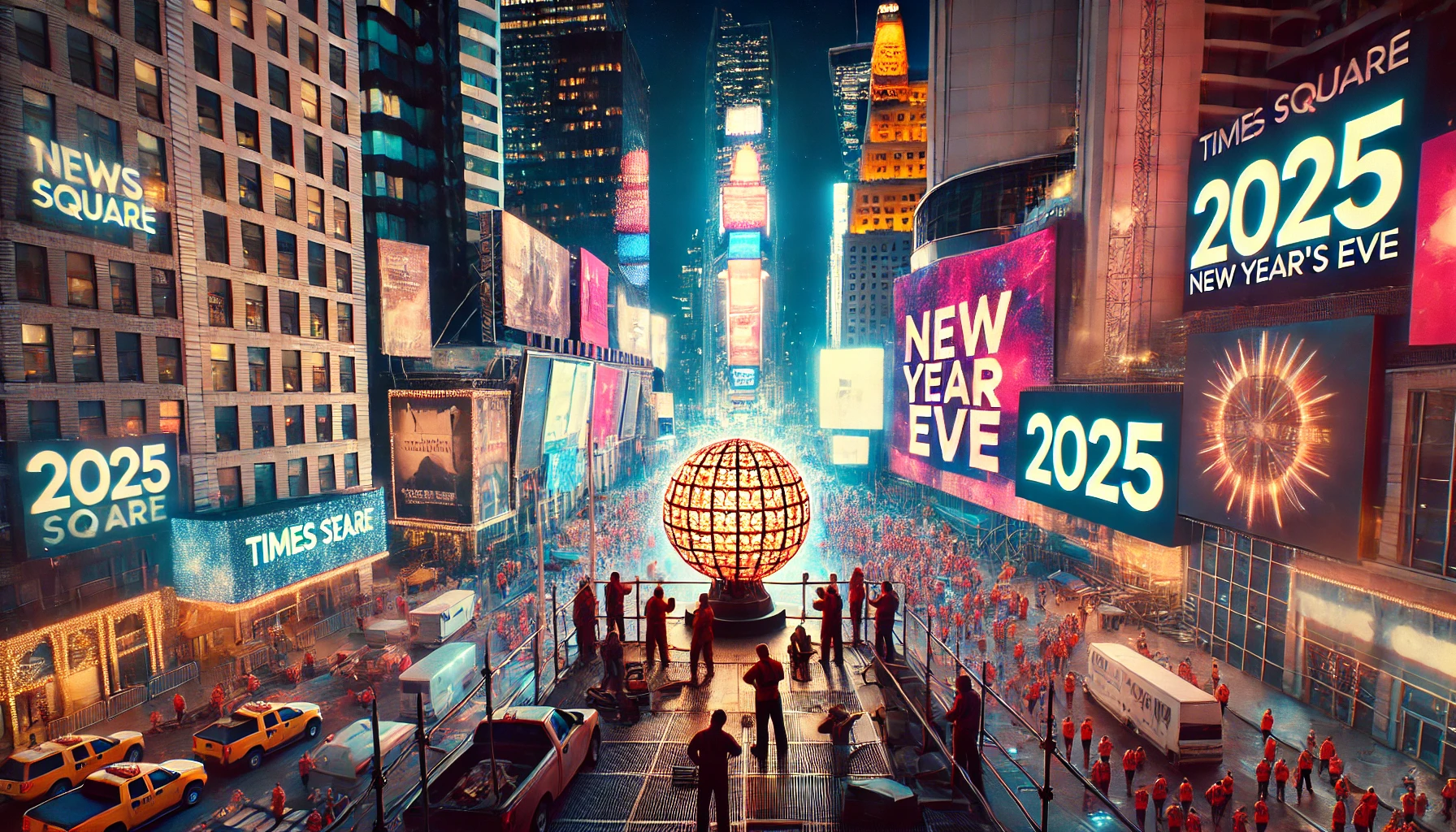 Final Preparations Underway for Times Square Ball Ahead of 2025 Celebration